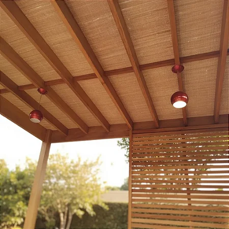 Forro Para Pergolado 80 Cm De Largura, Cobertura Em Palha Natural