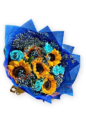 Buquê Obra de arte – Noite estrelada, Van Gogh