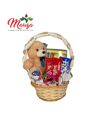 Cesta de Chocolate Doce Paixão