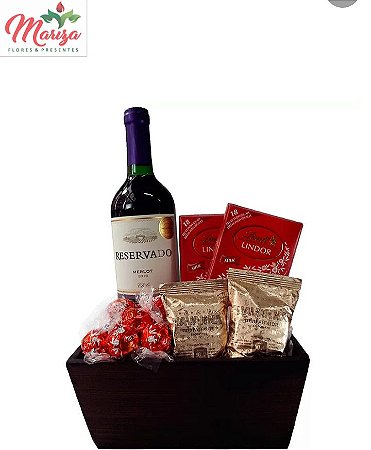 Chocolates e vinho