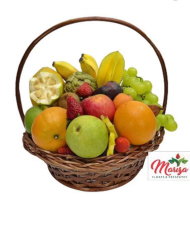 Cesta frutas tropicais