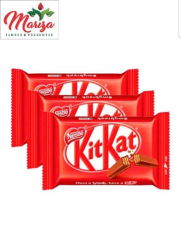 Kit Kat ao Leite com 3 Unidades