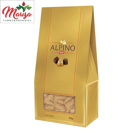 Caixa de Bombom ao Leite Alpino 195g