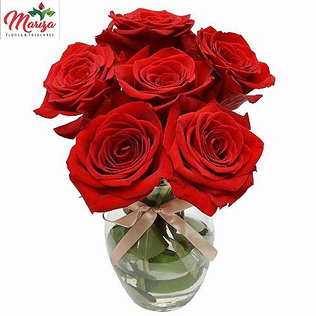 Surpresa de Rosas Vermelhas Colombianas - Mariza Flores