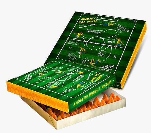 PD67T - Embalagem para Salgadinhos e Docinhos para Copa - 10 Unidades
