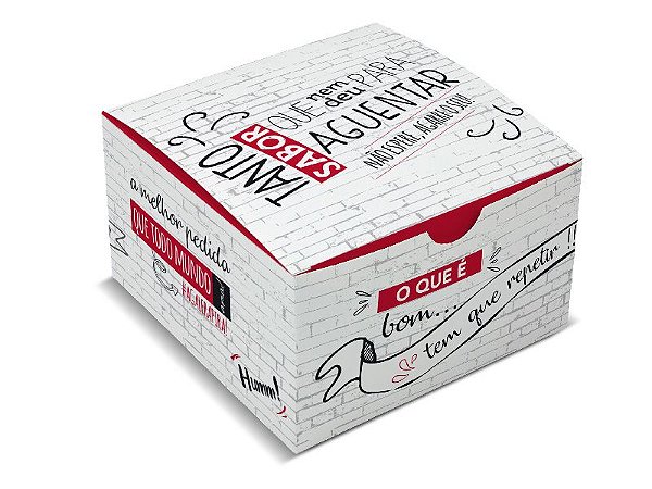 H6 - Caixa de Lanche Fundo Automático (pcte 50 uni)