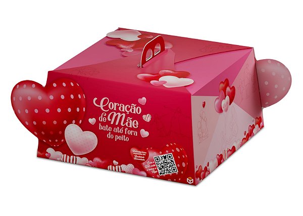 PD23M / 26M - Embalagem Dia das Mães - Bolos de 1,5KG E 2KG - 10 uni