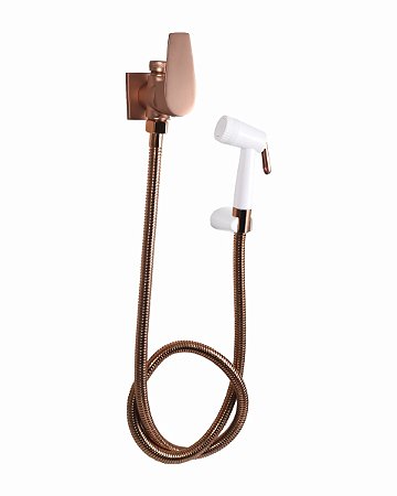 DUCHA HIGIÊNICA COM DERIVAÇÃO - ROSÉ FOSCO - COLOR LED