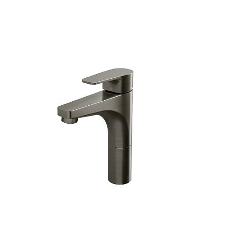 TORNEIRA MISTURADOR MONOCOMANDO PARA LAVATÓRIO MESA BICA MÉDIA - ÔNIX ESCOVADO - LED