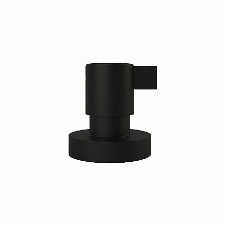 ACABAMENTO REGISTRO BASE DECA 1.1/4' e 1.1/2' (GRANDE) - PRETO FOSCO - ICE COLOR