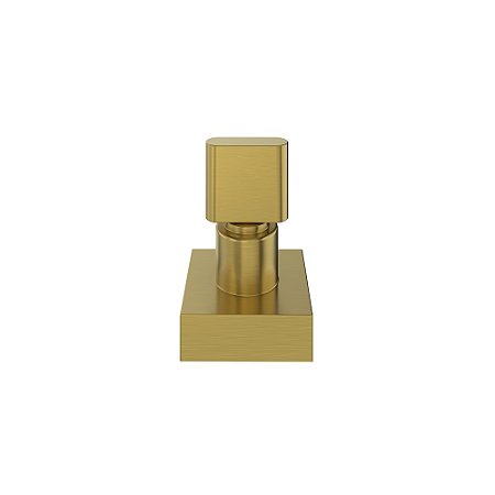 ACABAMENTO REGISTRO BASE DECA 1/2 e 3/4 e 1 (PEQUENO) - DOURADO ESCOVADO - COLOR DOM