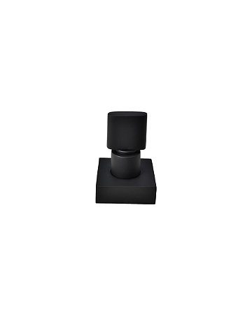 ACABAMENTO REGISTRO BASE DECA 1.1/4' e 1.1/2' (GRANDE) - PRETO FOSCO - COLOR DOM