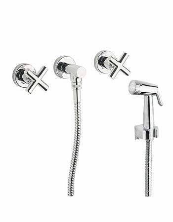 Misturador Ducha Higiênica com Base Dn20 - Titânio