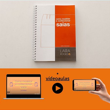 Apostila Impressa + Videoaulas "Como Modelar E Confeccionar Saias"