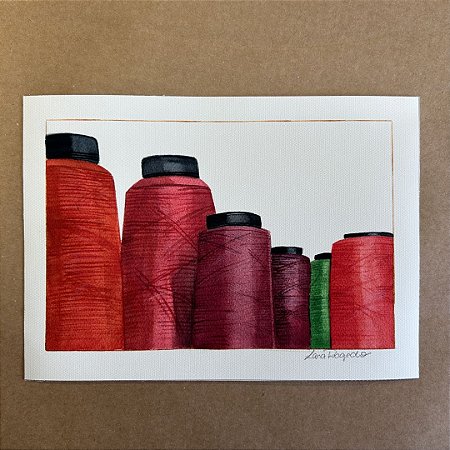 Ilustração Fine Art - "linhas e cores"