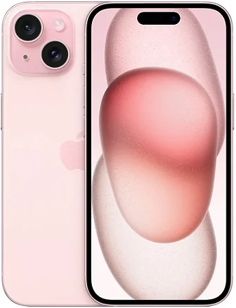 Apple iPhone 15 128GB Tela 6.1" Rosa Nano SIM e eSim
