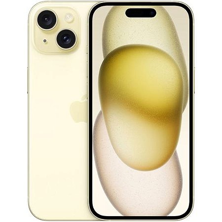 Apple iPhone 15 128GB Tela 6.1" Amarelo Nano SIM e eSim