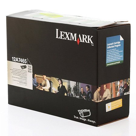 Toner Lexmark 12A7465 T630 T632 T634 Original 32.000 cópias