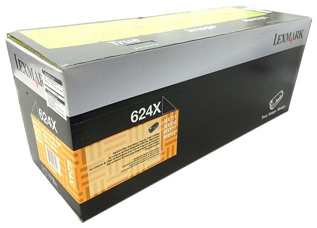 Toner Lexmark 624X Preto 62D4X00 | 62DBX00 / 62BX Original