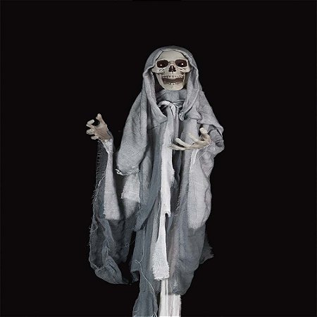 Esqueleto Fantasma Pendurado Halloween Festas Decoração