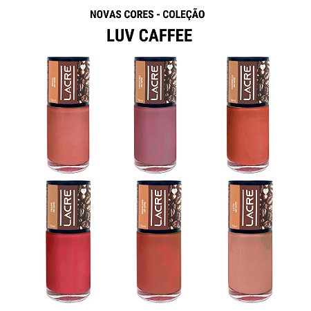 Coleção Completa Luv Caffe Lacre 10ml - 6 Cores