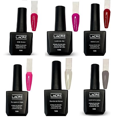 Kit 6 Cores em Gel Classicas - Gan Elegance