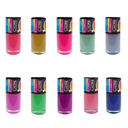 Lacre Moda Feminina Coleção Completa - 10 cores