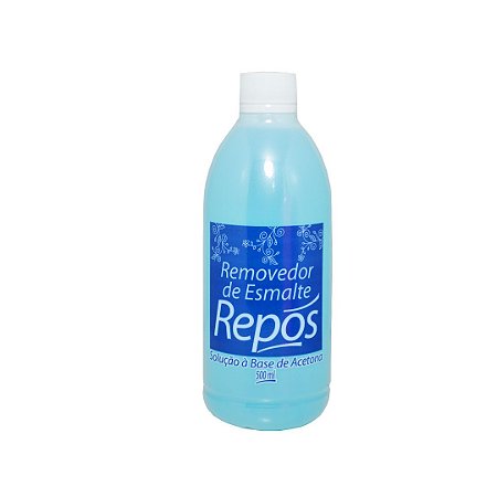 Removedor de Esmaltes Com Acetona Repos - 500ml