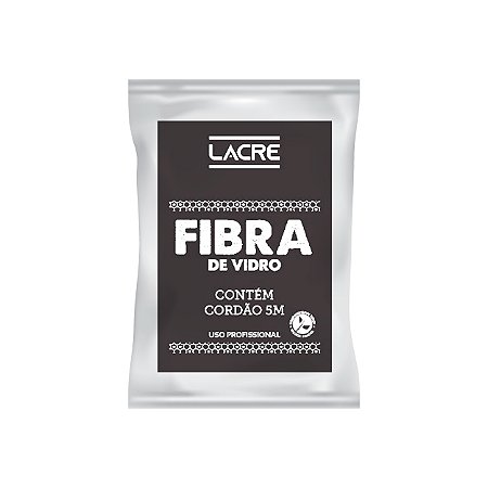 Fibra de Vidro para Alongamento de Unha. Cordão Lacre - 5m