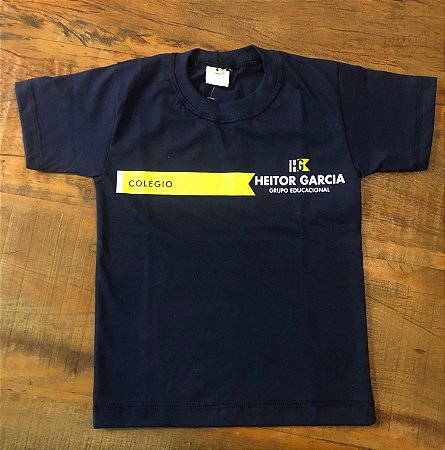 Camiseta manga curta / Heitor Garcia/ Azul