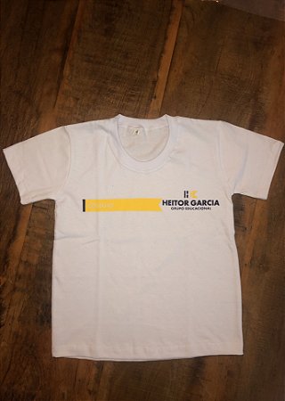 Camiseta manga curta / Heitor Garcia/ Branca