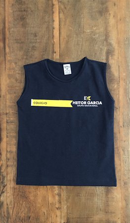 Camiseta regata / Heitor Garcia/ Azul