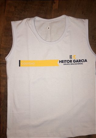 Camiseta regata / Heitor Garcia/ Branca