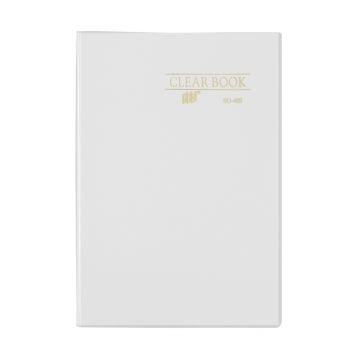 Pasta Catálogo Clearbook Yes com 40 envelopes plásticos - transparente