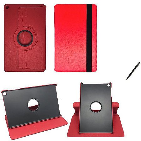 Capa Giratória Galaxy Tab S5e T725 10.5 e Can Touch Vermelho