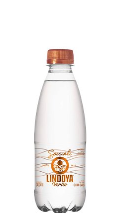 Água Mineral Lindoya Verão Speciali Com Gás 300 ml Pet (Pacote/Fardo 12 garrafas)
