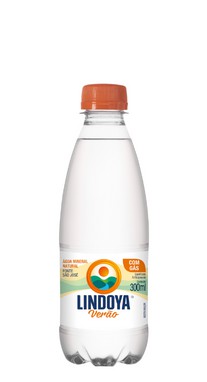 Água Mineral Lindoya Verão com Gás 300 ml Pet (Pacote/Fardo 12 garrafas)