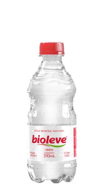 Água Mineral Bioleve com Gás 310ml (Pacote/Fardo 12 garrafas)