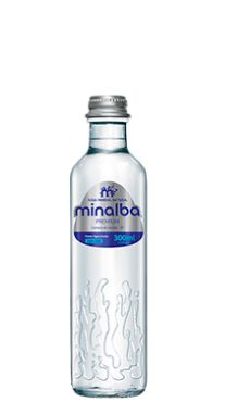 Água Mineral Minalba sem Gás 300 ml Vidro (Pacote/Fardo 12 garrafas)
