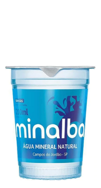 Caixa de Copo 200 ml Água Mineral Minalba (c/ 48 unidades)