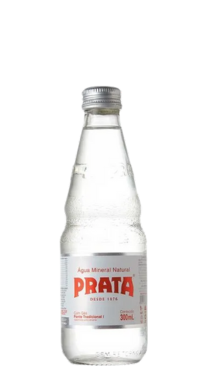 Água Mineral Prata com Gás Vidro 300ml Descartável Pilfer (Pacote/fardos 6 garrafas)