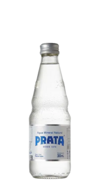 Água Mineral Prata Natural Vidro 300ml Descartável Pilfer (Pacote/fardos 6 garrafas)