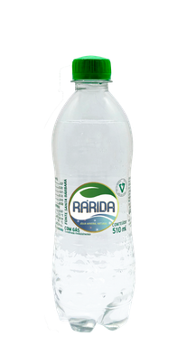 Água Mineral Rárida Com Gás 510 ml Pet (Pacote/Fardo 12 garrafas)