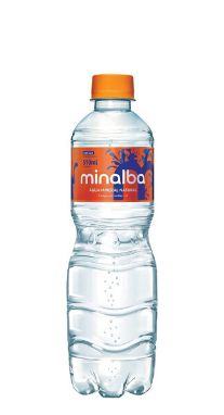 Água Mineral Minalba com Gás 510 ml Pet (Pacote/Fardo 12 garrafas)
