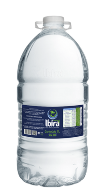 Galão de 7lts litros Água Mineral Ibirá descartável (pcte com 2 unid.)