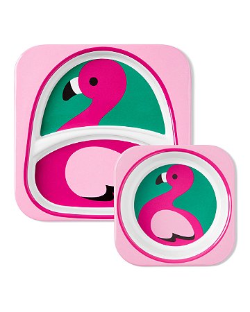 Set de Pratos Zoo Flamingo Skip Hop