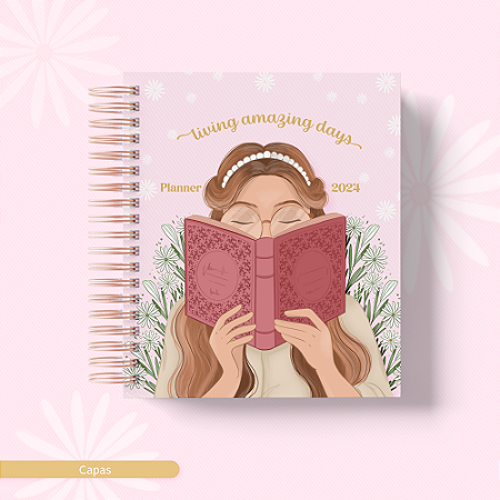 Agenda BIG 2 dias por página - Coleção Living - O melhor Ano da sua vida