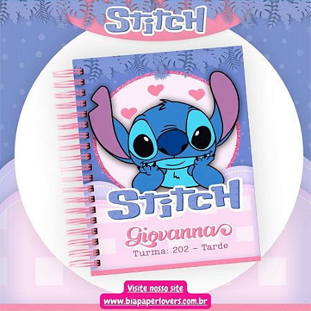 Caderno Colegial - 1 matéria - Stitch