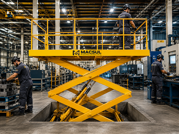 Plataforma Elevatória Pantográfica Hidráulica | MACSUL
