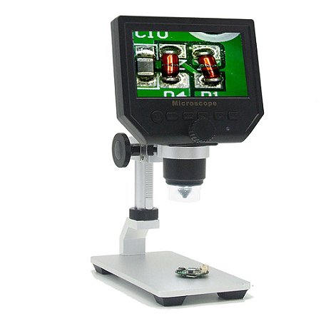 Microscópio Lcd 4.3 Full Hd 1080p Digital Portátil 1x à 600x